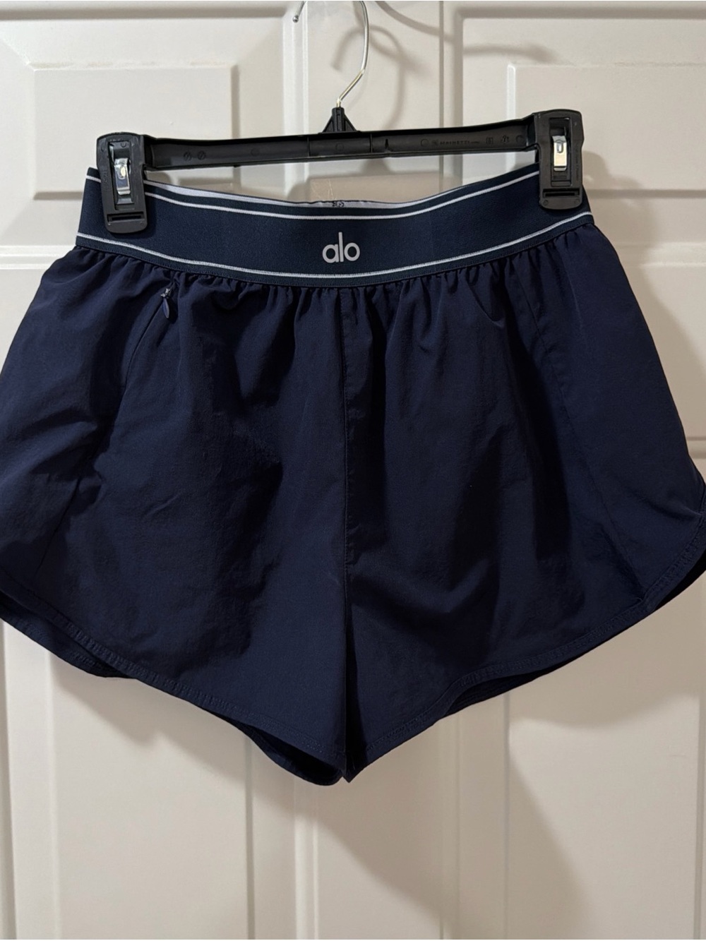 ALO YOGA Match Point Short  Navy Women’s Athletic Workout Medium